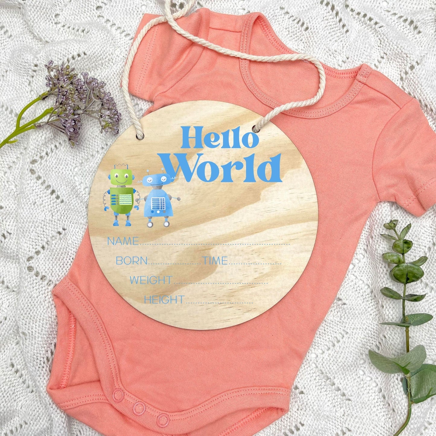 Birth announcement sign, baby birth sign, personalised baby plaque, birth plaque, newborn gift