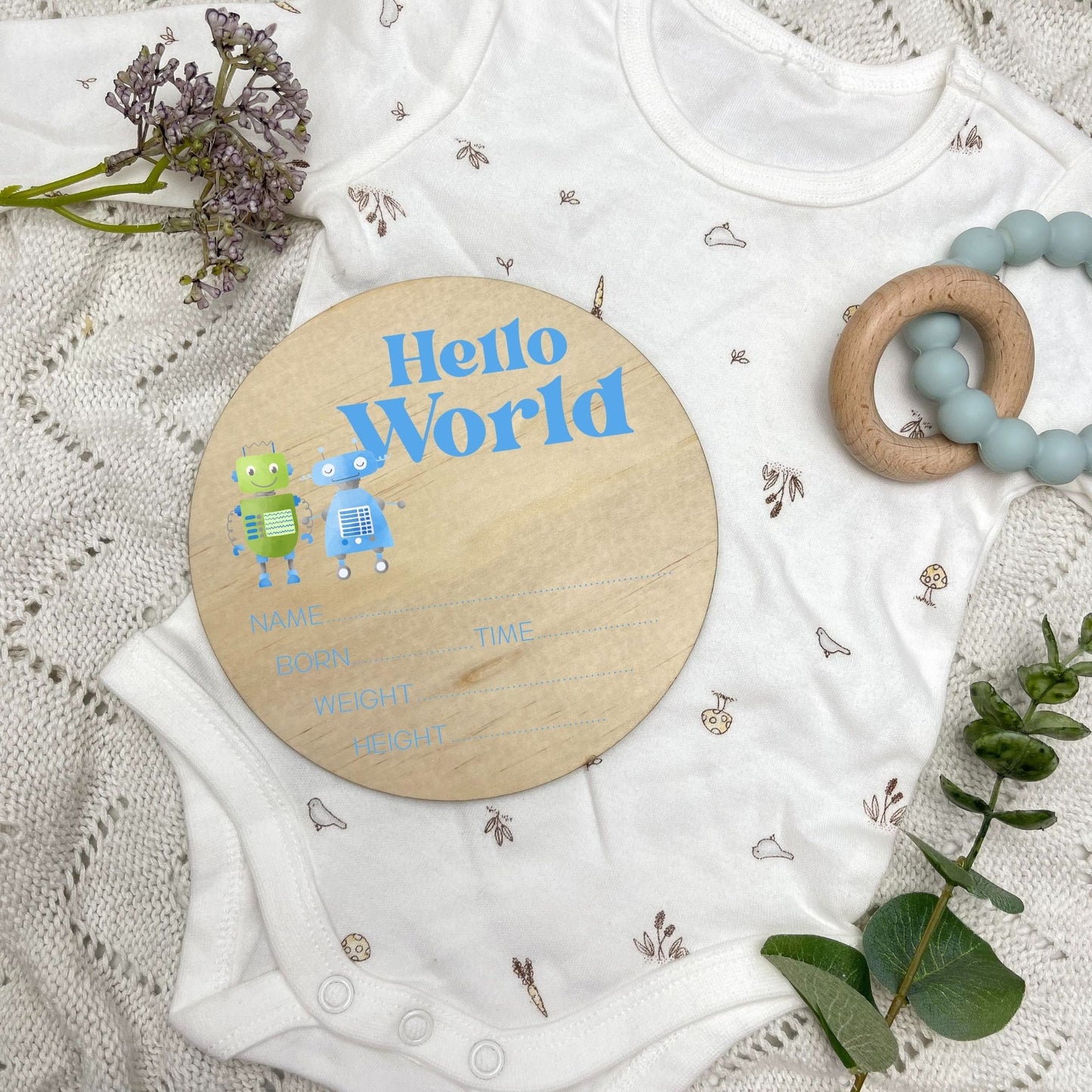 Birth announcement sign, baby birth sign, personalised baby plaque, birth plaque, newborn gift