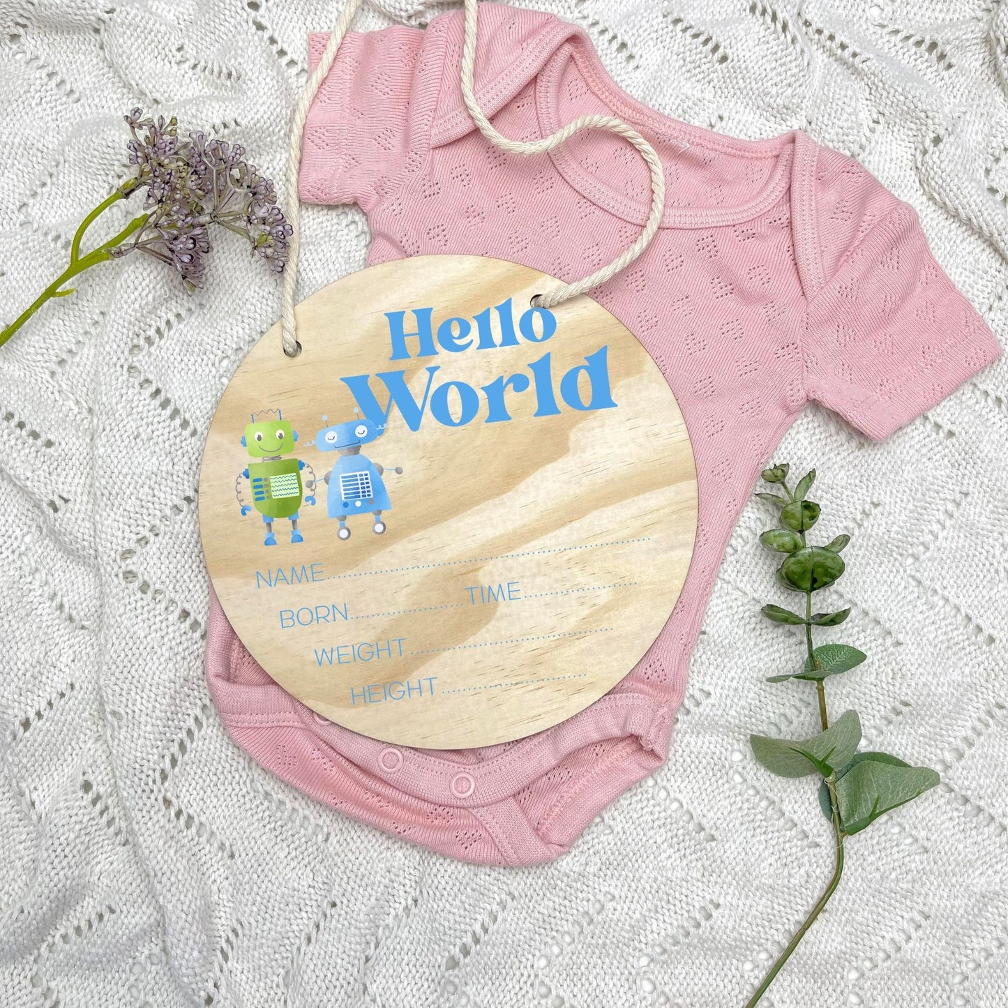 Birth announcement sign, baby birth sign, personalised baby plaque, birth plaque, newborn gift