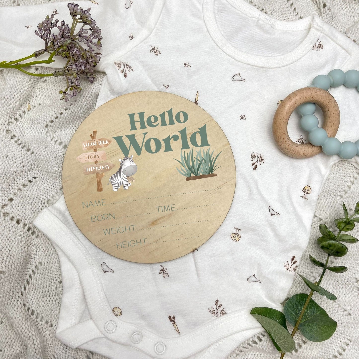 Birth announcement sign, baby birth sign, personalised baby plaque, birth plaque, newborn gift