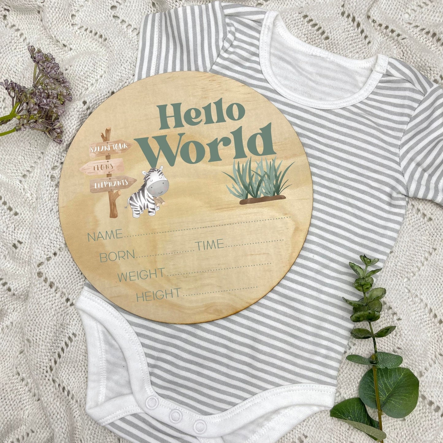 Birth announcement sign, baby birth sign, personalised baby plaque, birth plaque, newborn gift