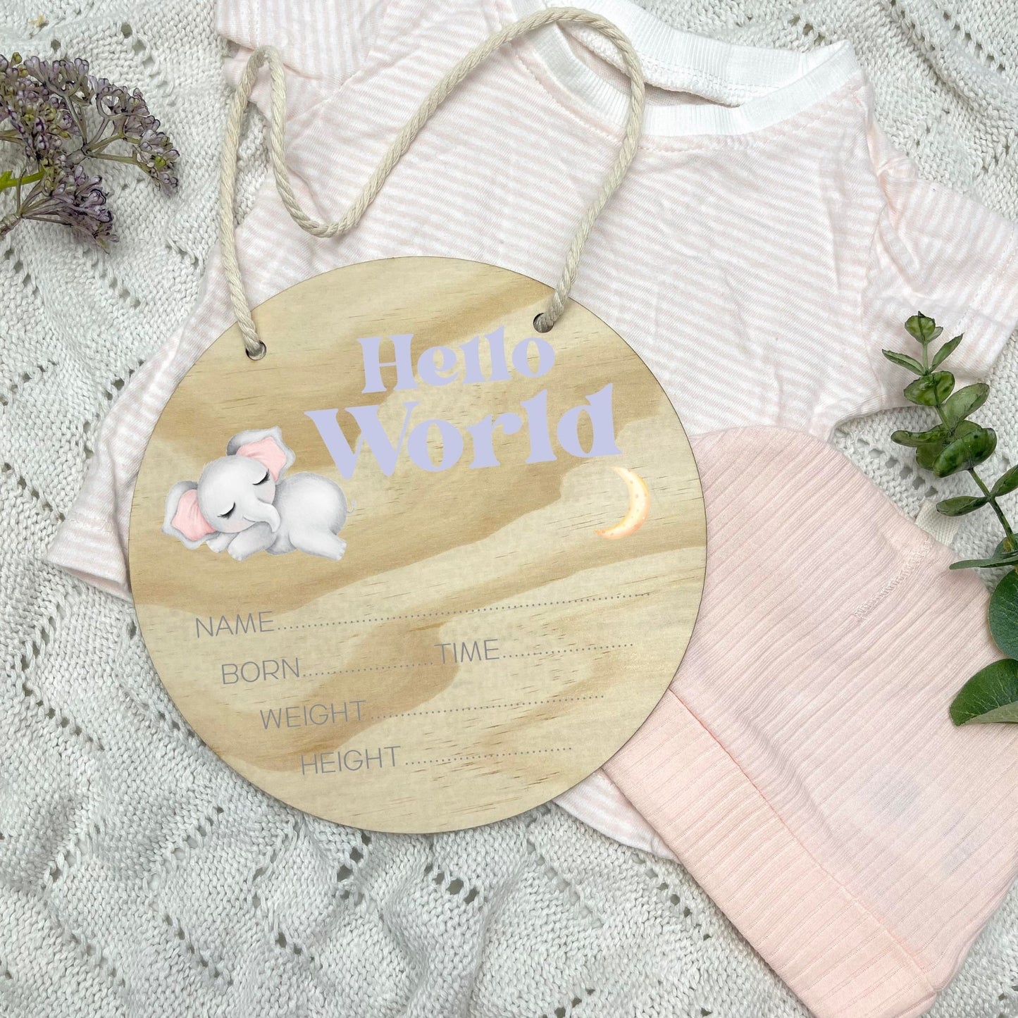 Birth announcement sign, baby birth sign, personalised baby plaque, birth plaque, newborn gift