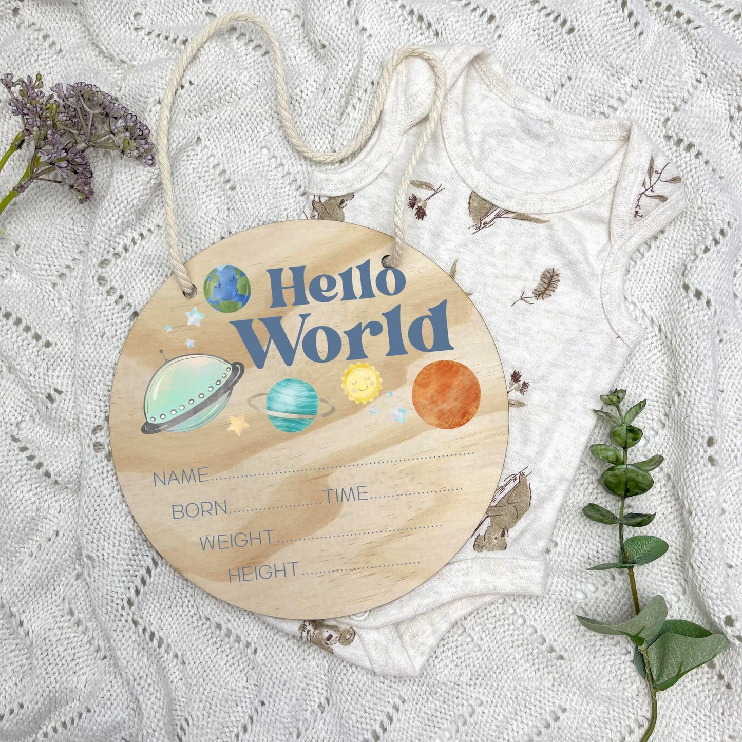 Birth announcement sign, baby birth sign, personalised baby plaque, birth plaque, newborn gift