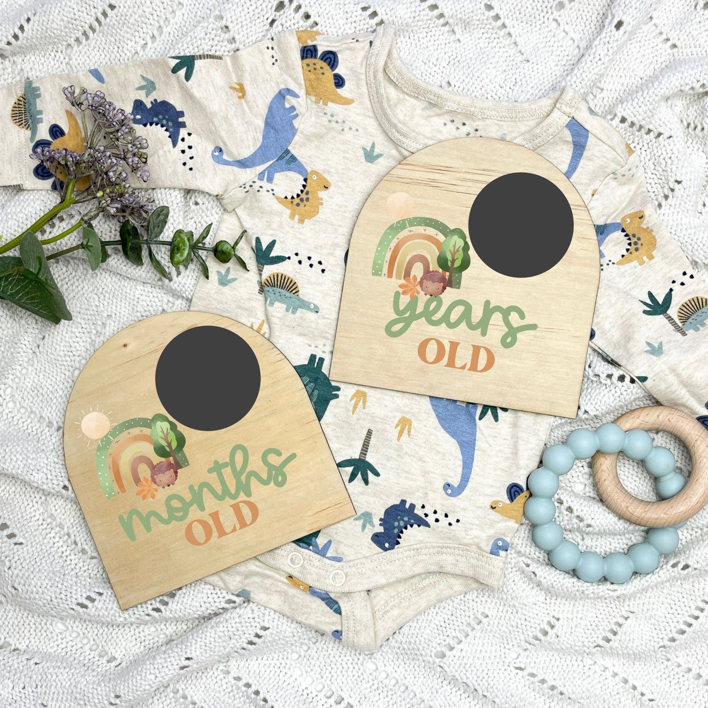 Woodland Animals Reusable milestone cards, fill in your own milestone card, baby shower gift, weeks old, months old, milestone cards