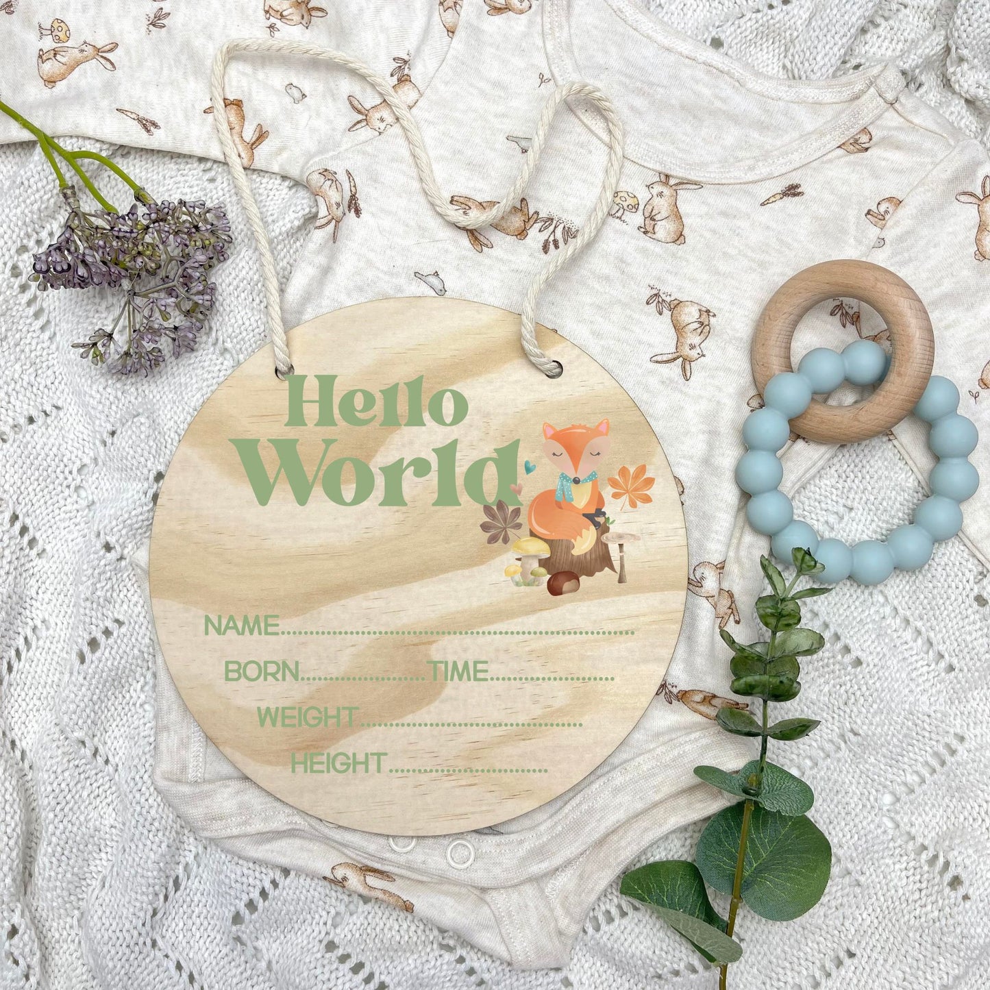 Birth announcement sign, celestial baby birth sign, personalised baby plaque, birth plaque, newborn gift