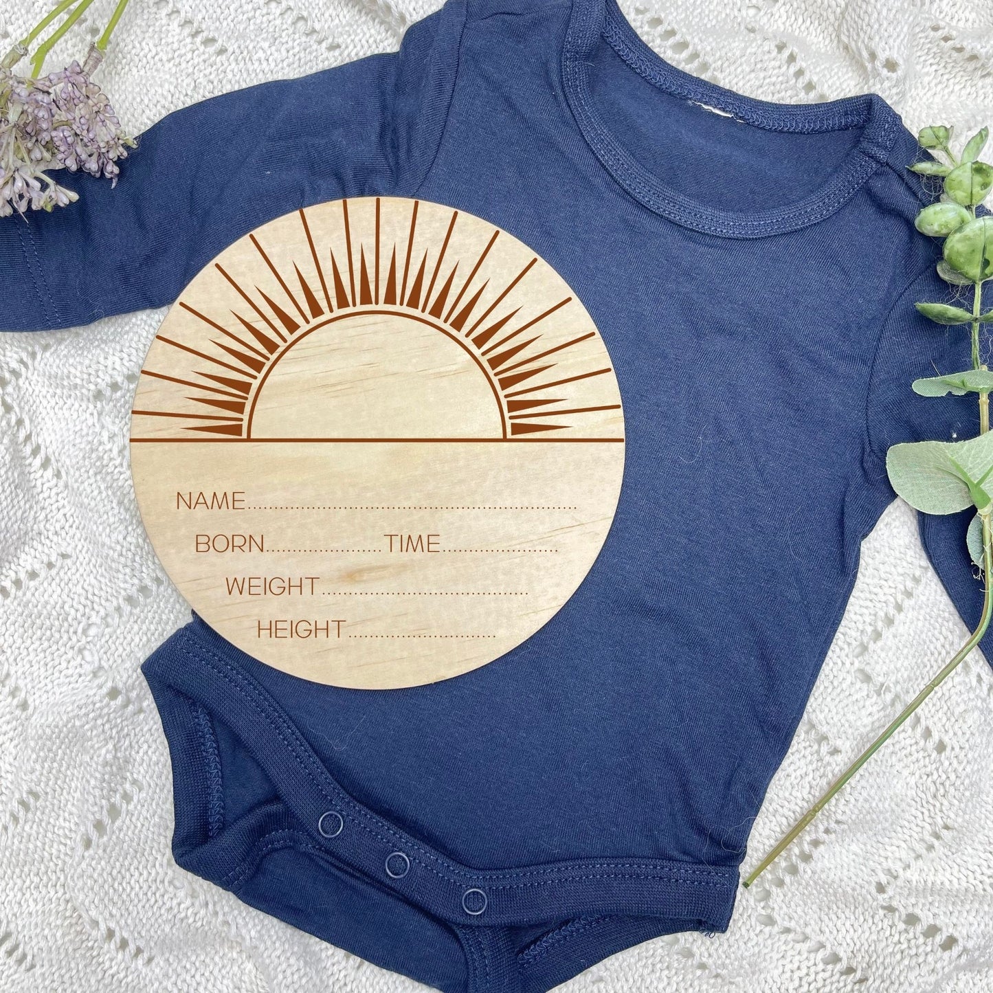 Birth announcement sign, celestial baby birth sign, personalised baby plaque, birth plaque, newborn gift