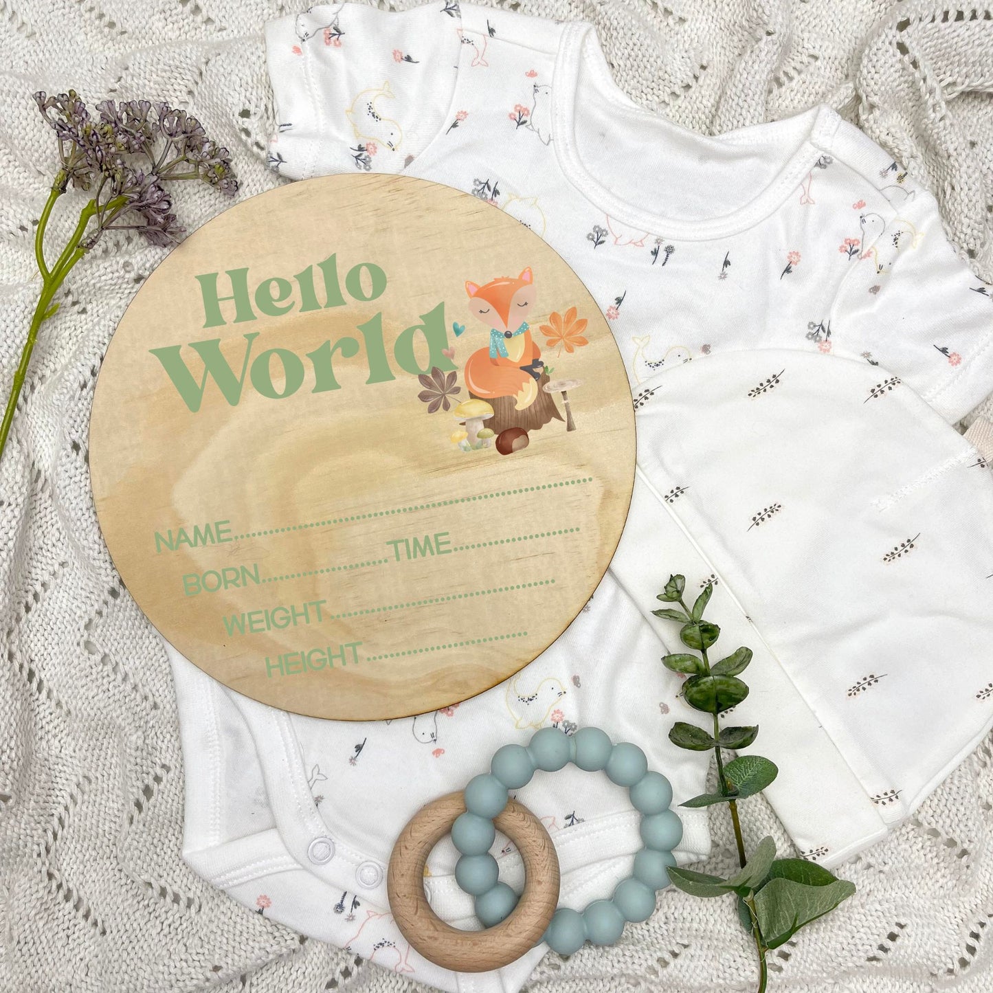 Birth announcement sign, celestial baby birth sign, personalised baby plaque, birth plaque, newborn gift