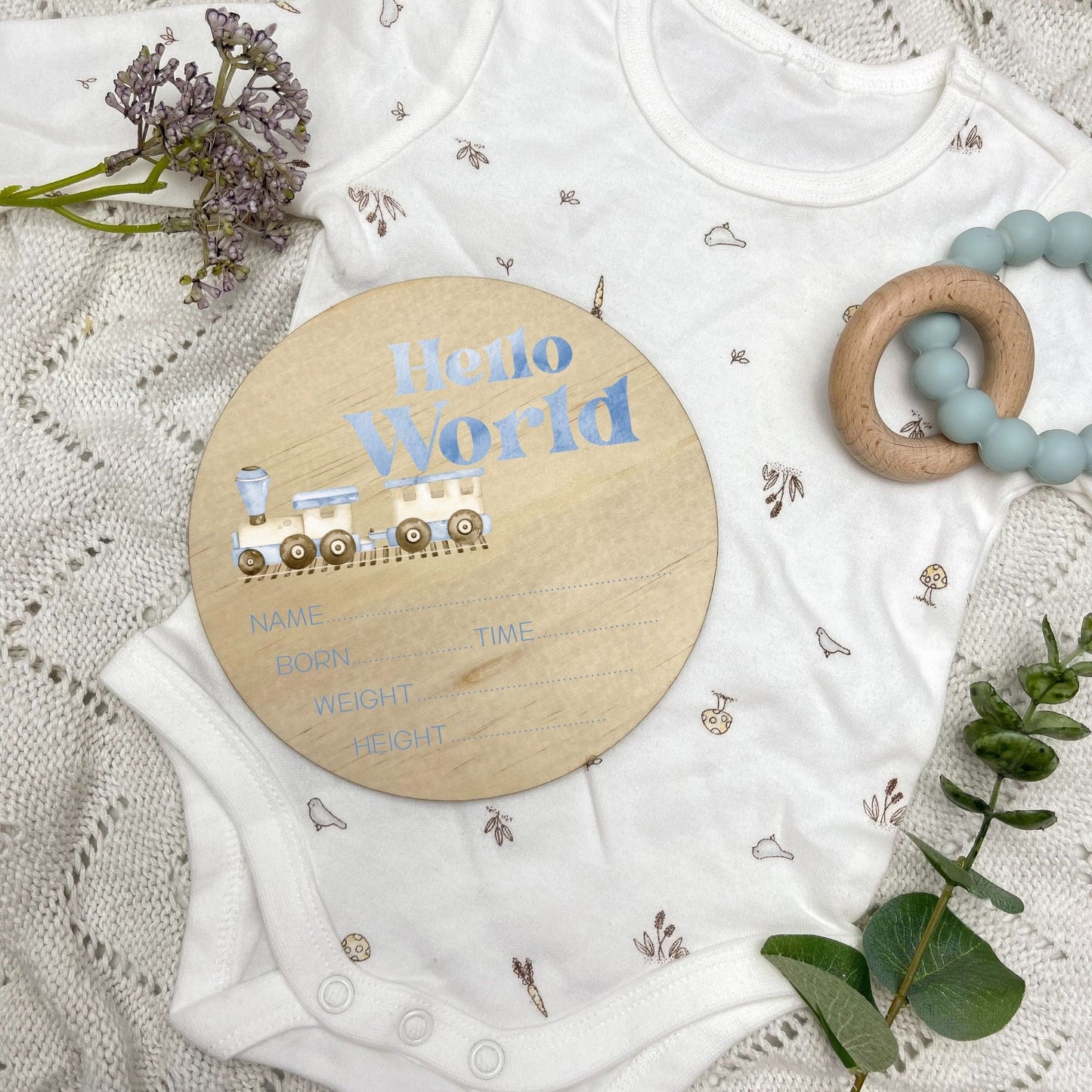 Birth announcement sign, celestial baby birth sign, personalised baby plaque, birth plaque, newborn gift