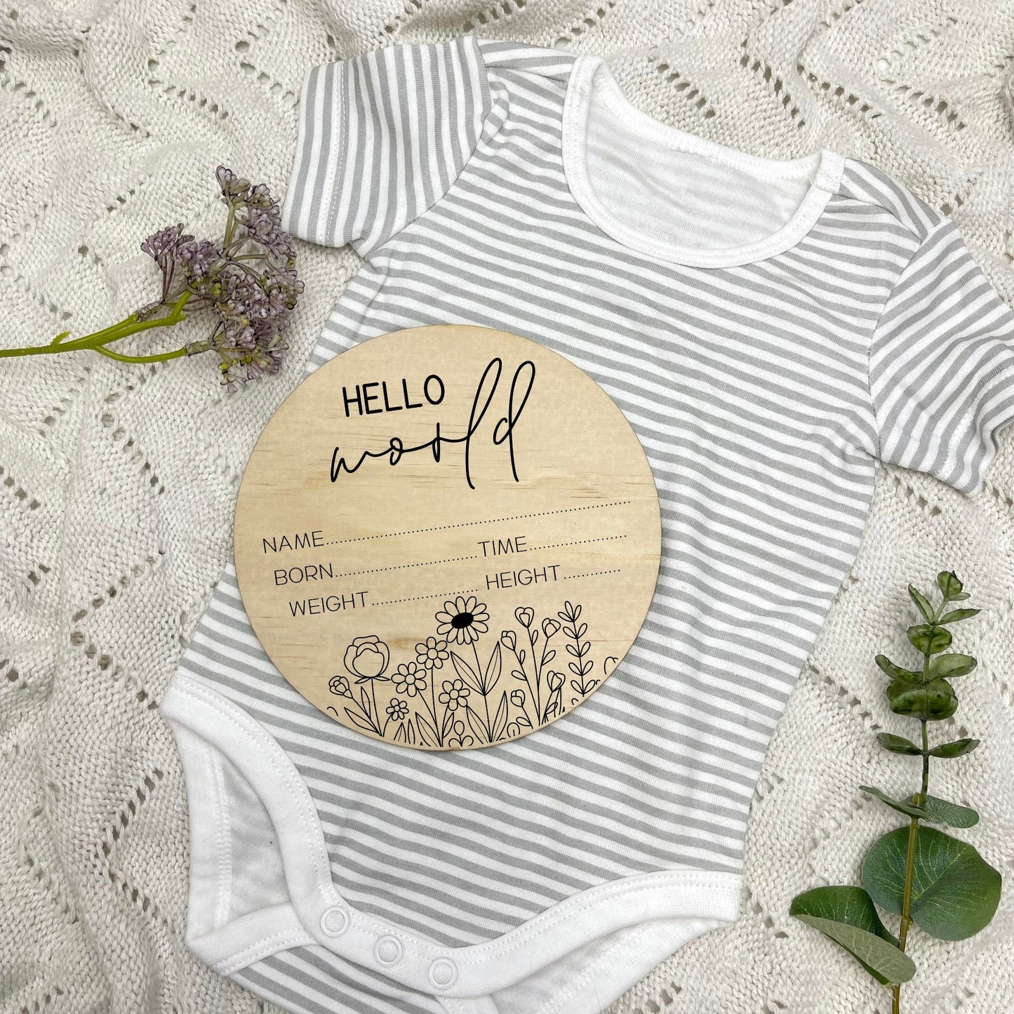 floral milestone cards, baby milestone discs, boho nursery, aesthetic nursery, beige nursery
