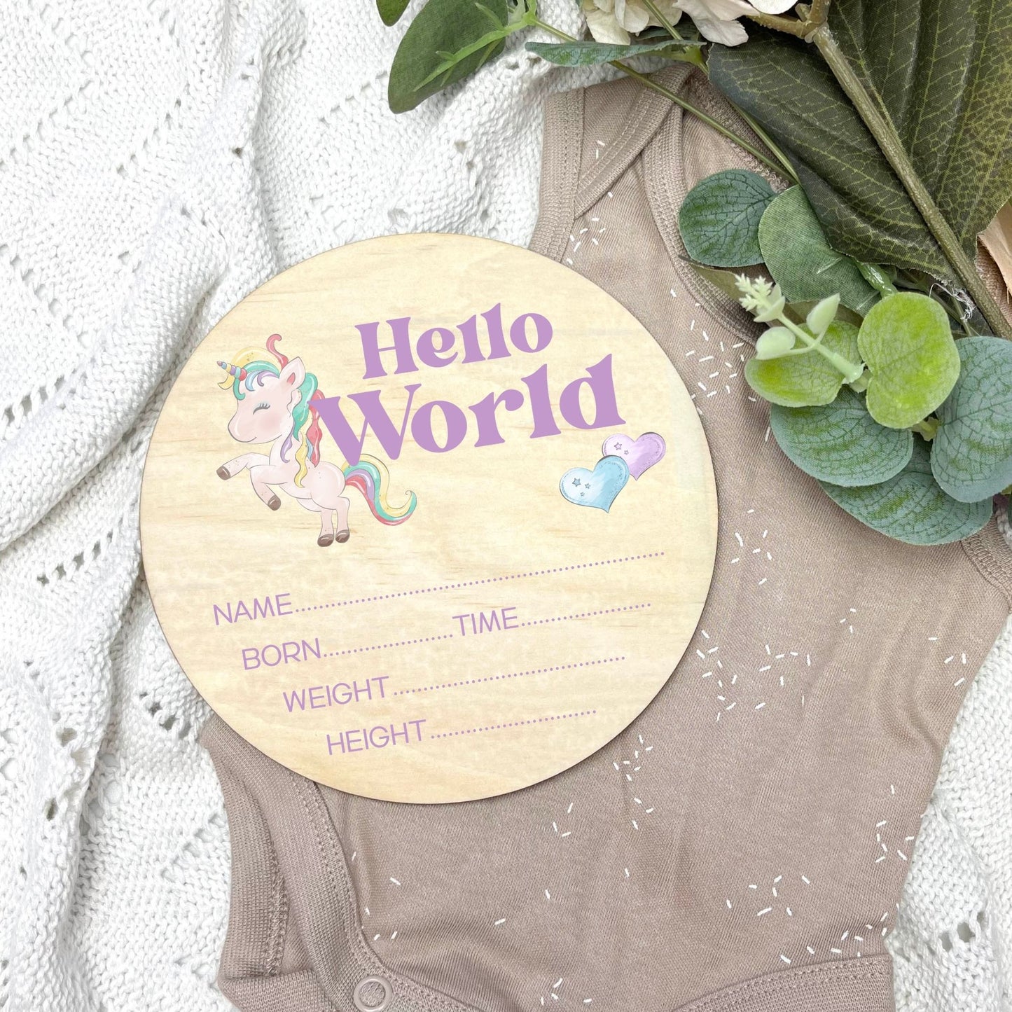 Birth announcement sign, celestial baby birth sign, personalised baby plaque, birth plaque, newborn gift