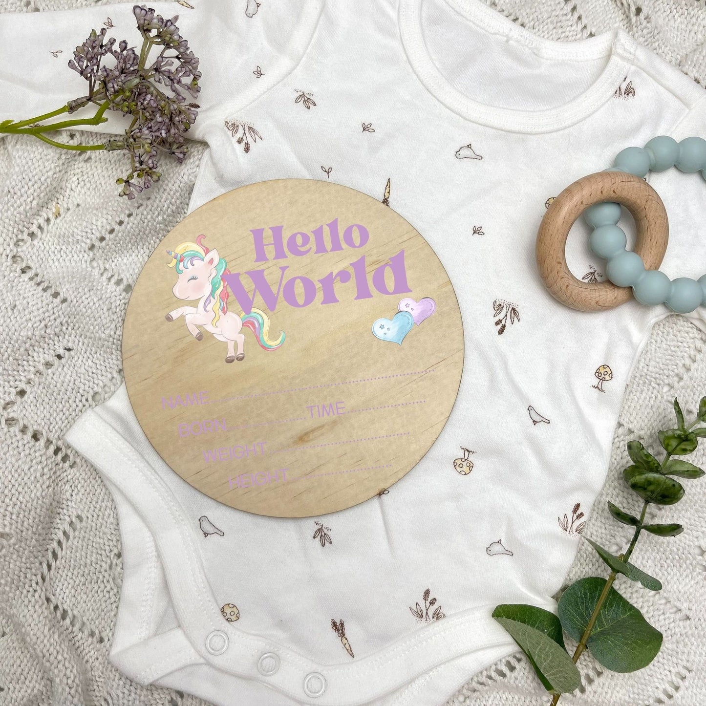 Birth announcement sign, celestial baby birth sign, personalised baby plaque, birth plaque, newborn gift