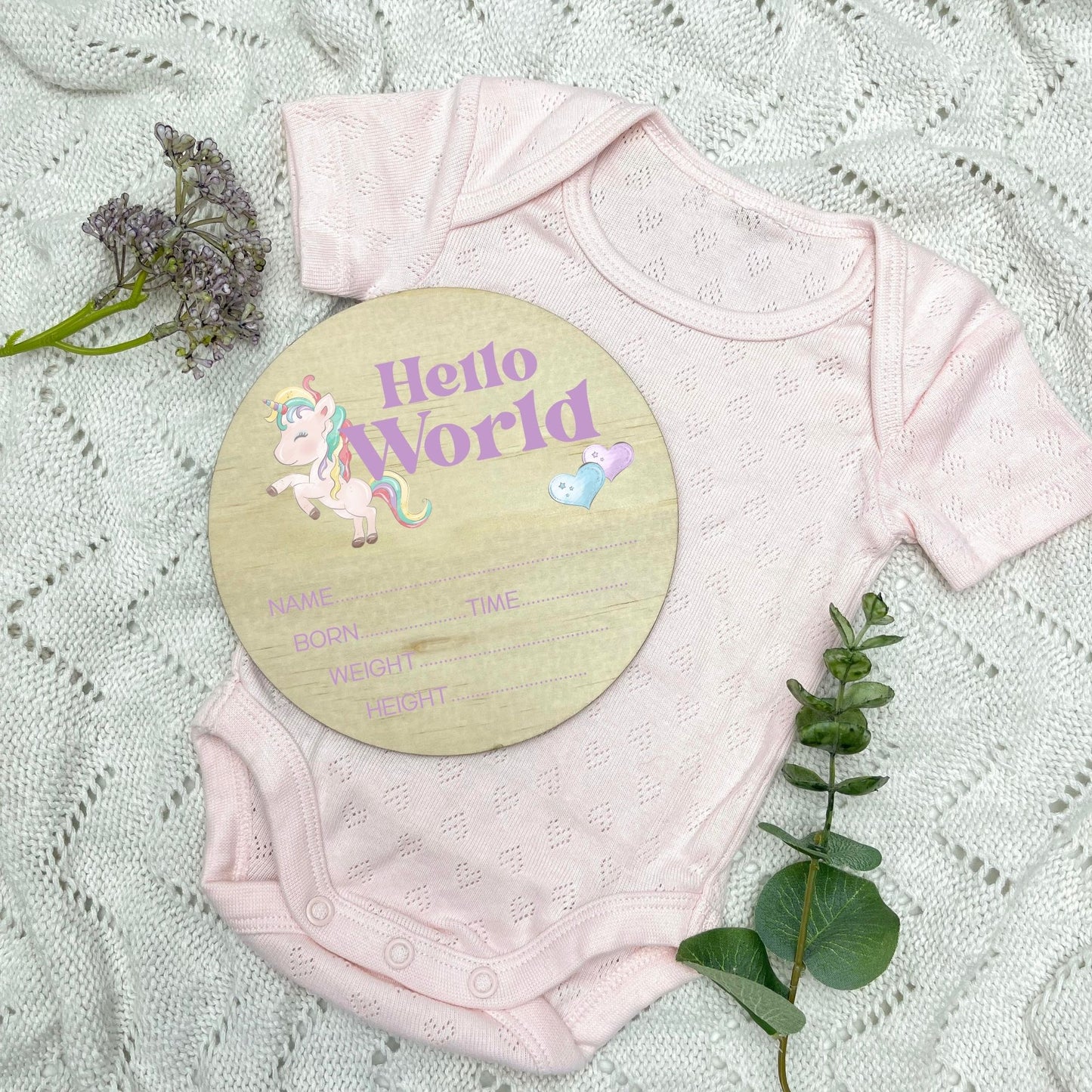 Birth announcement sign, celestial baby birth sign, personalised baby plaque, birth plaque, newborn gift