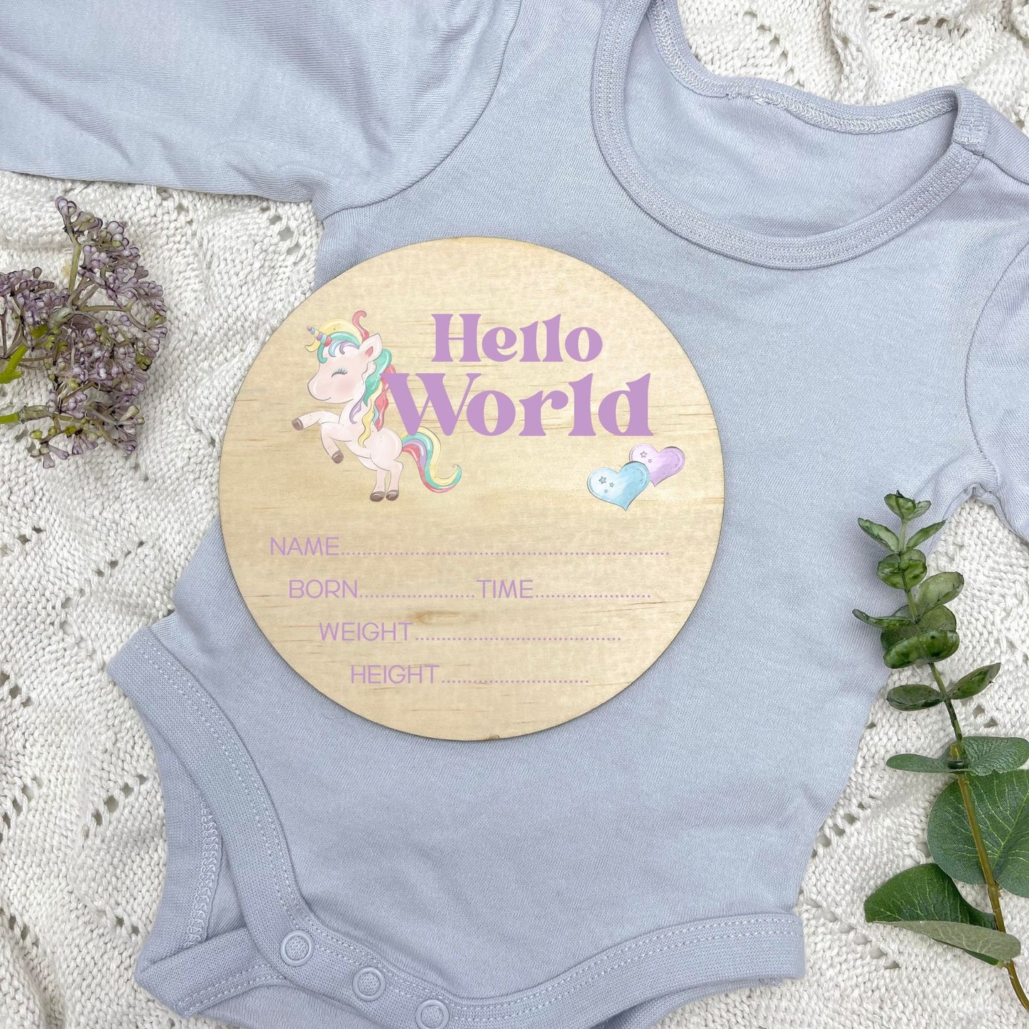 Birth announcement sign, celestial baby birth sign, personalised baby plaque, birth plaque, newborn gift