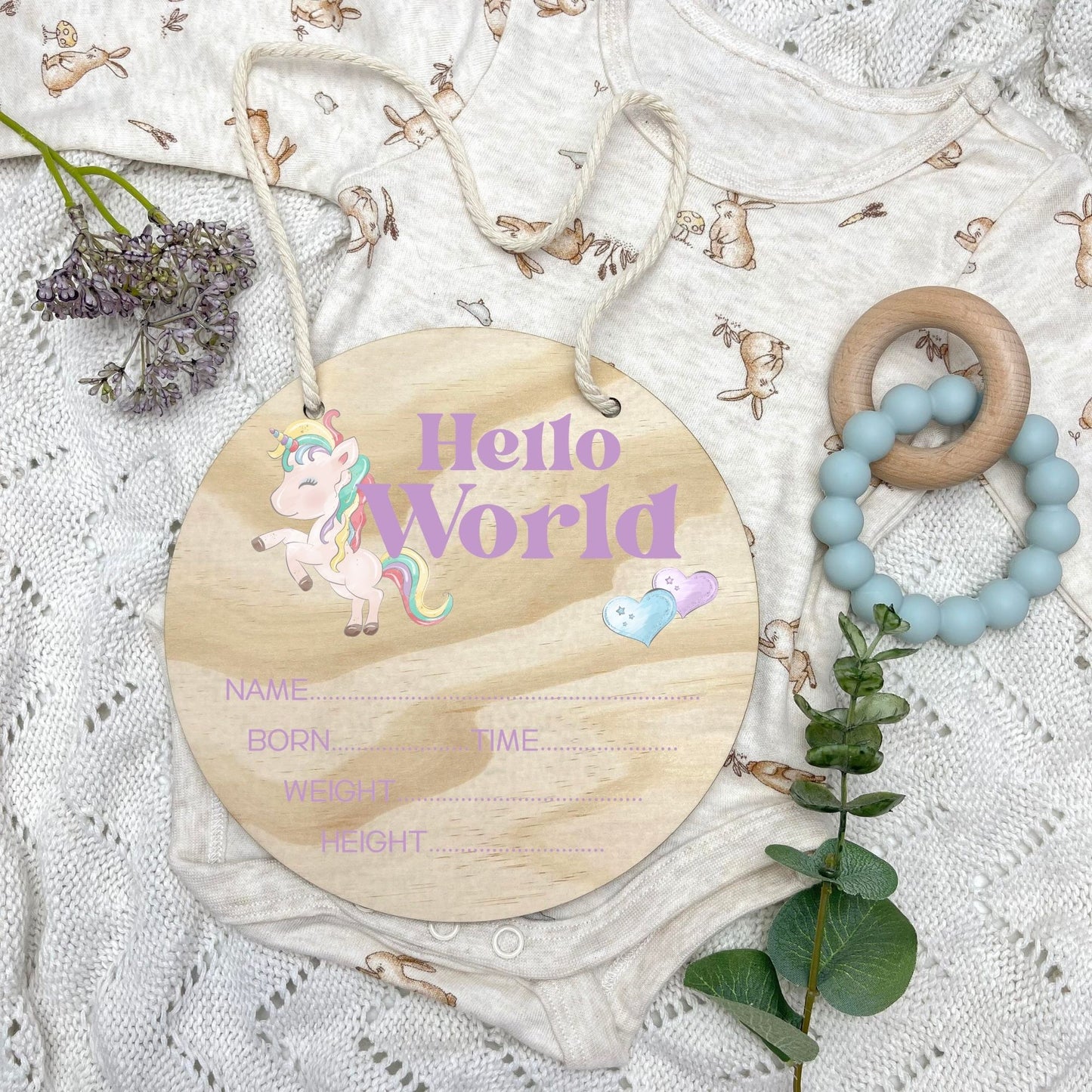 Birth announcement sign, celestial baby birth sign, personalised baby plaque, birth plaque, newborn gift