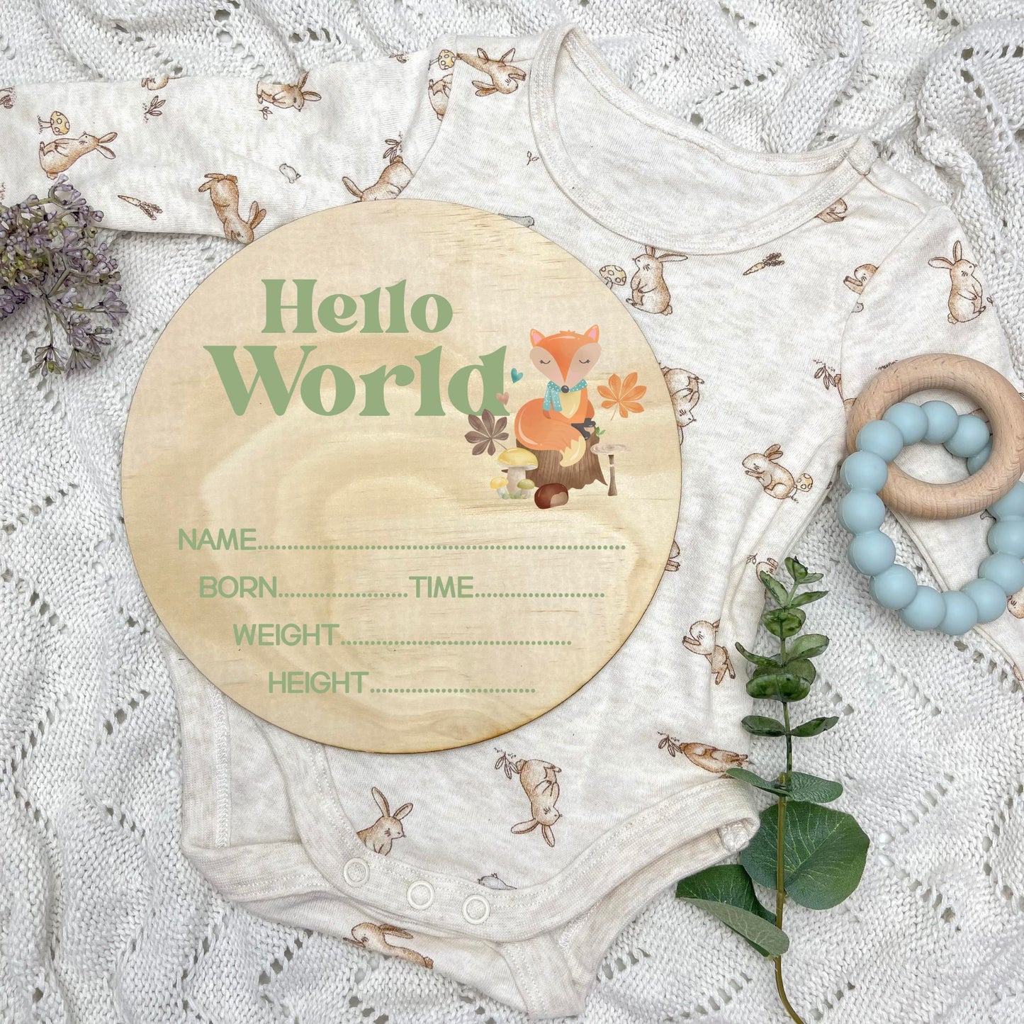 Birth announcement sign, celestial baby birth sign, personalised baby plaque, birth plaque, newborn gift