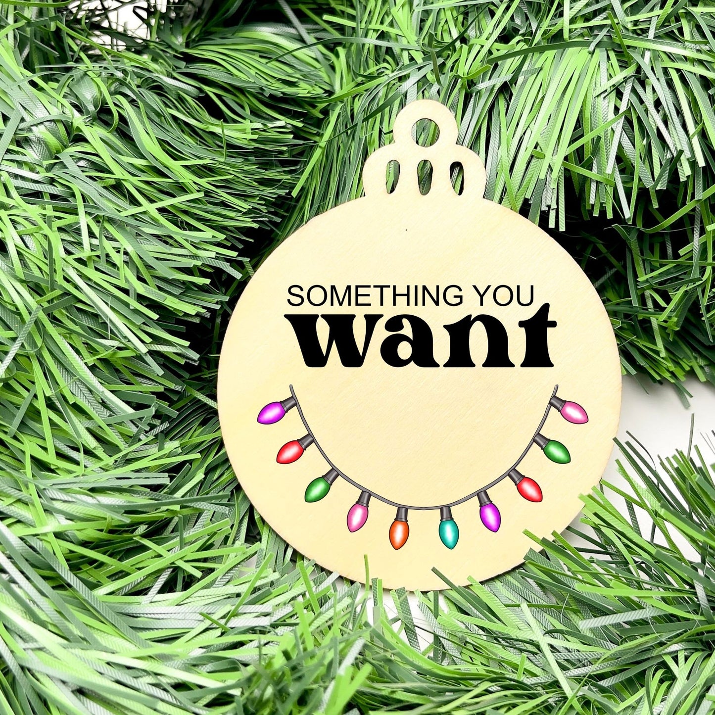 Something you want, wear, need, read bauble set, christmas gift tag set, present gift tag, something to read