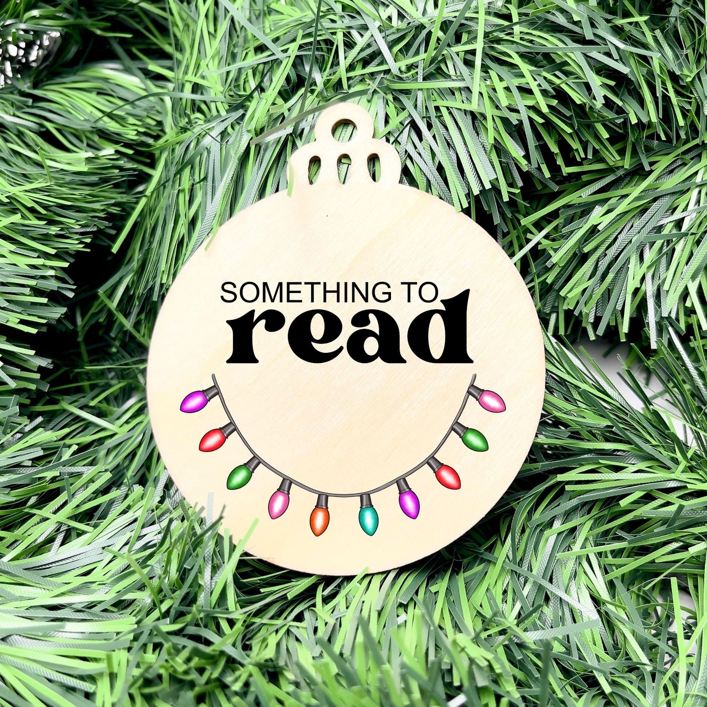 Something you want, wear, need, read bauble set, christmas gift tag set, present gift tag, something to read