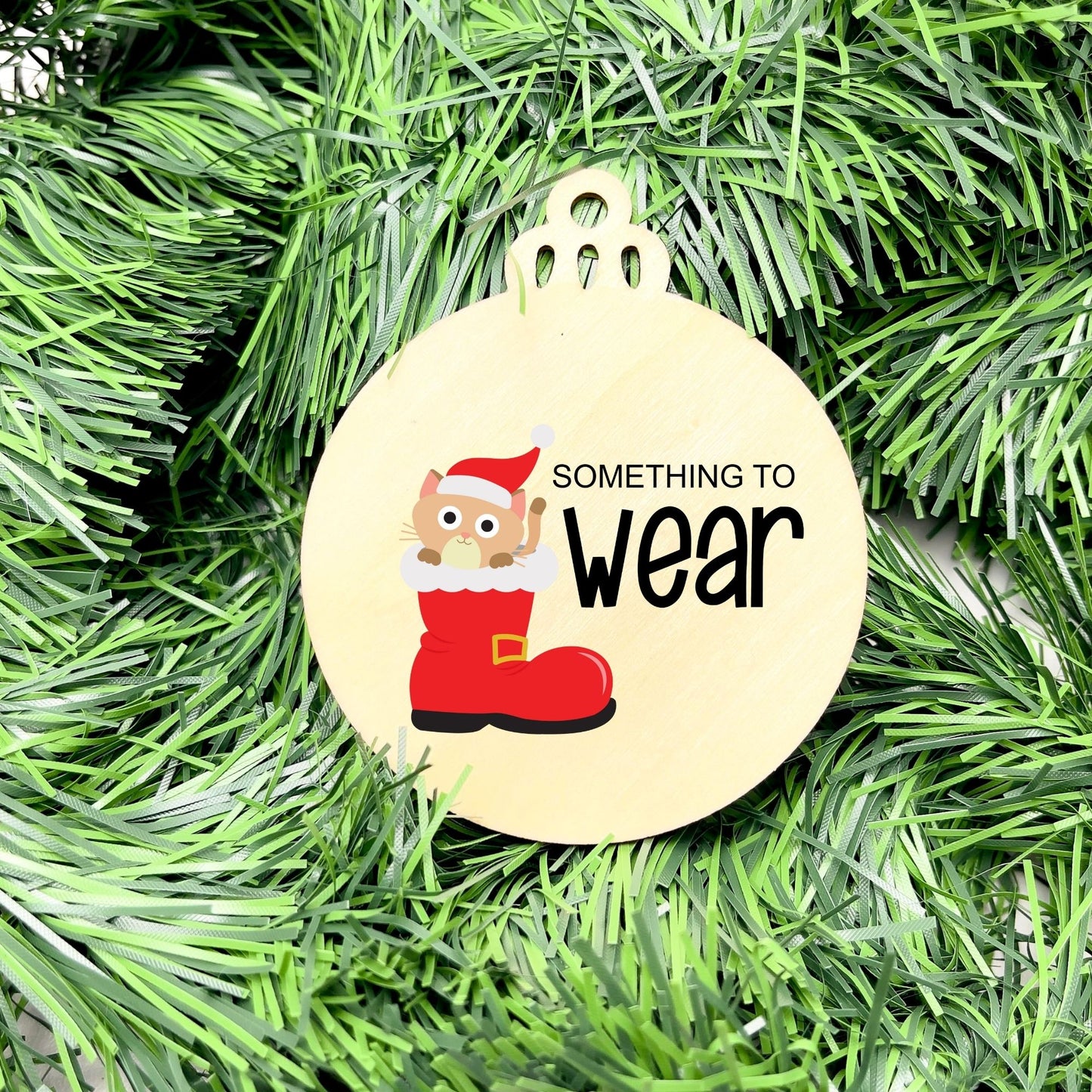 Something you want, wear, need, read bauble set, christmas gift tag set, present gift tag, something to read