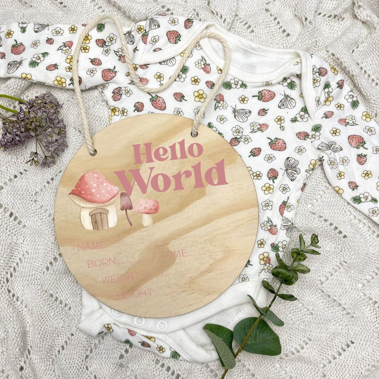 Birth announcement sign, baby birth sign, personalised baby plaque, birth plaque, newborn gift