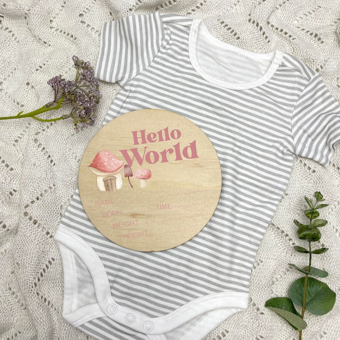 Birth announcement sign, baby birth sign, personalised baby plaque, birth plaque, newborn gift