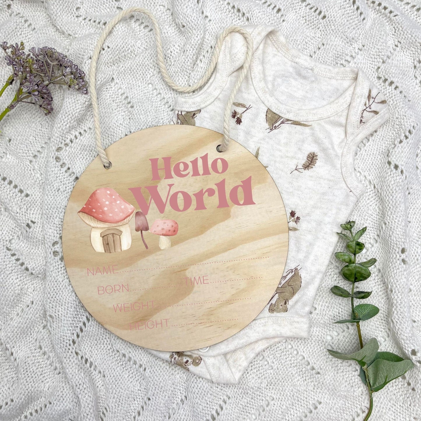 Birth announcement sign, baby birth sign, personalised baby plaque, birth plaque, newborn gift