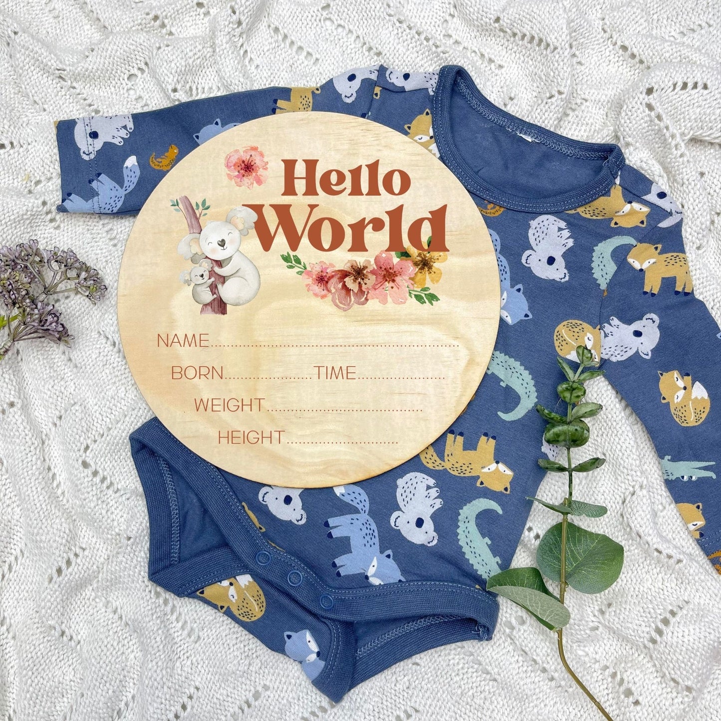 Birth announcement sign, baby birth sign, personalised baby plaque, birth plaque, newborn gift