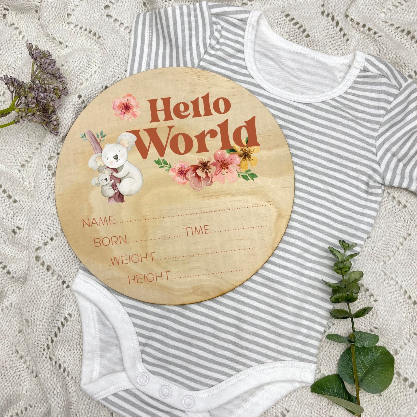 Birth announcement sign, baby birth sign, personalised baby plaque, birth plaque, newborn gift