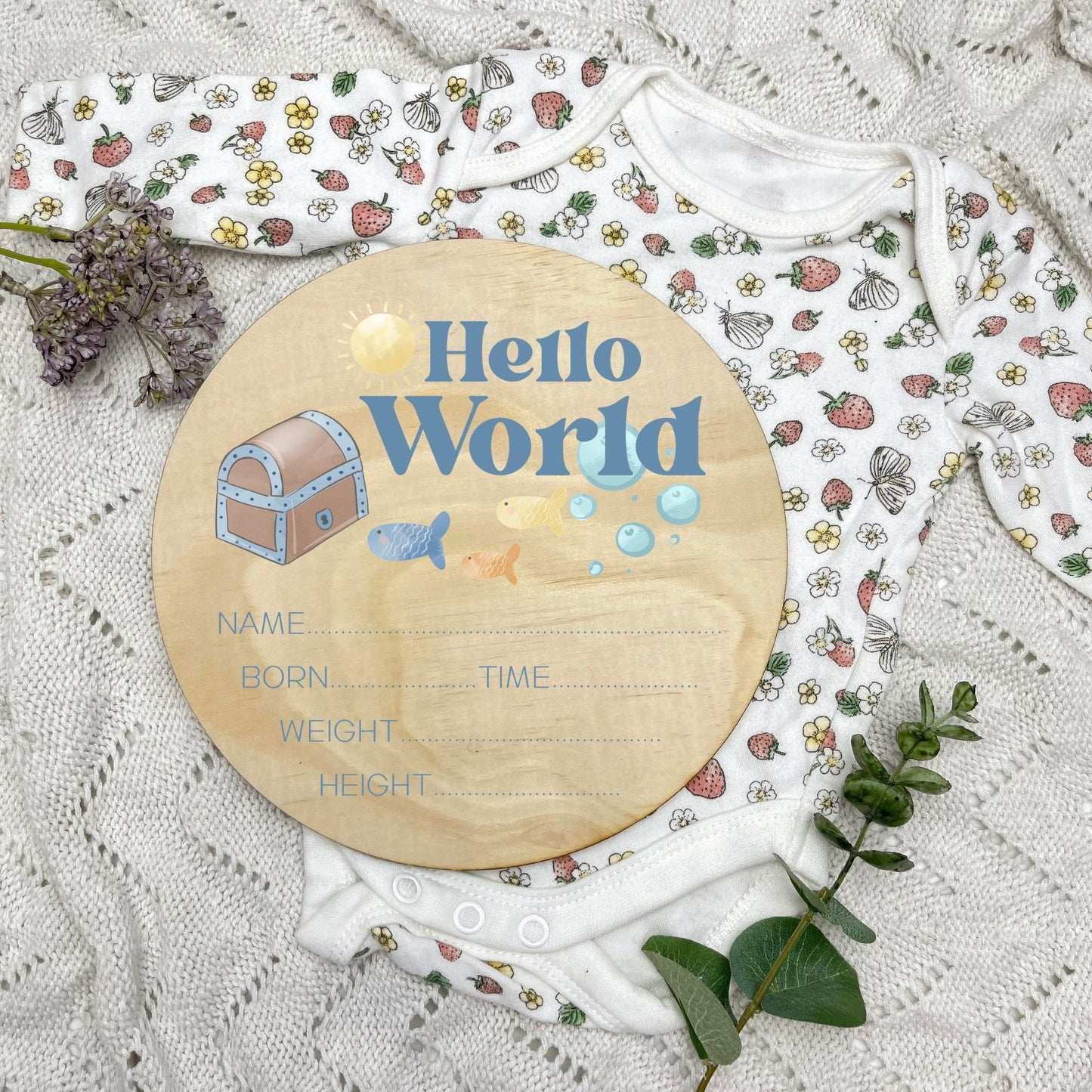 Birth announcement sign, baby birth sign, personalised baby plaque, birth plaque, newborn gift