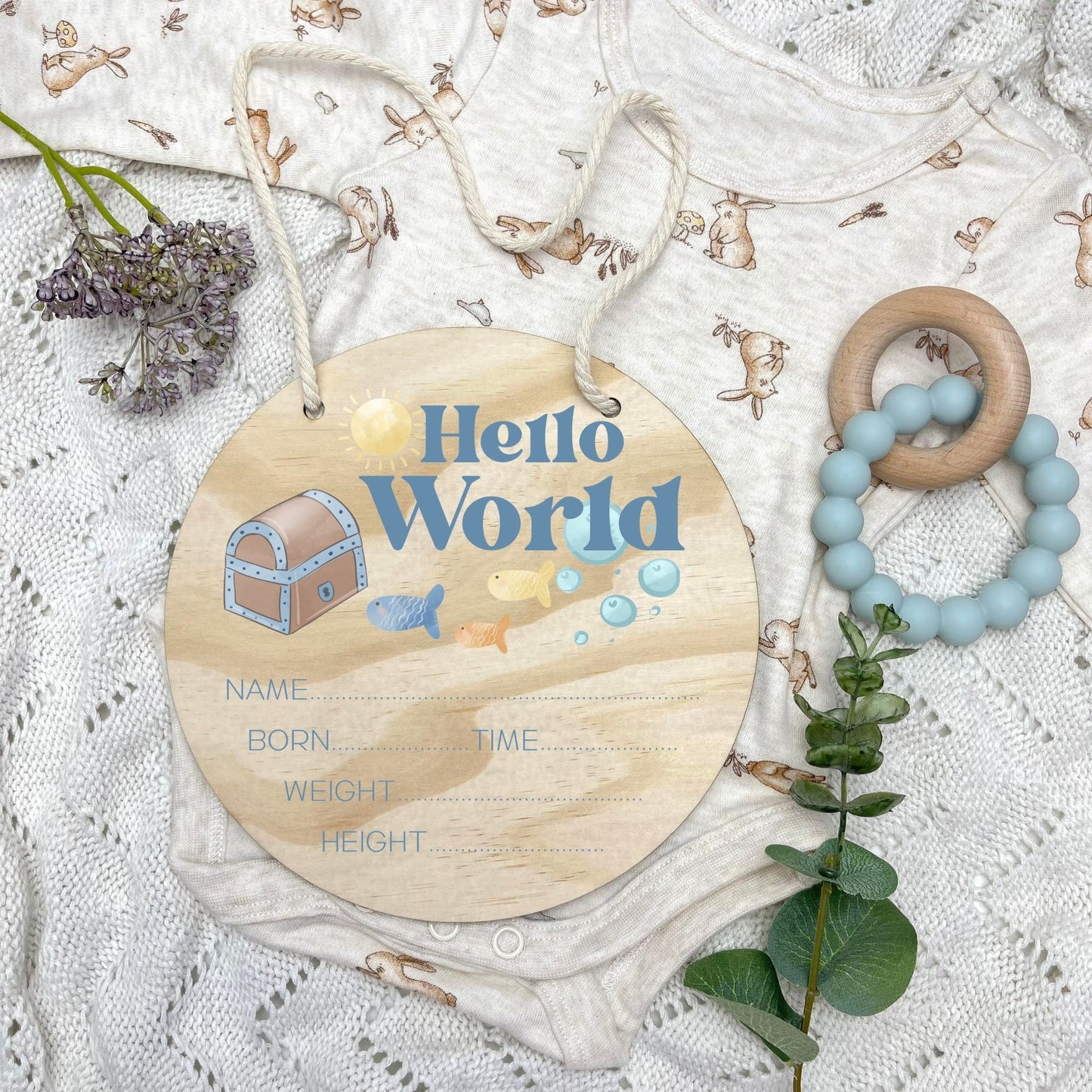 Birth announcement sign, baby birth sign, personalised baby plaque, birth plaque, newborn gift