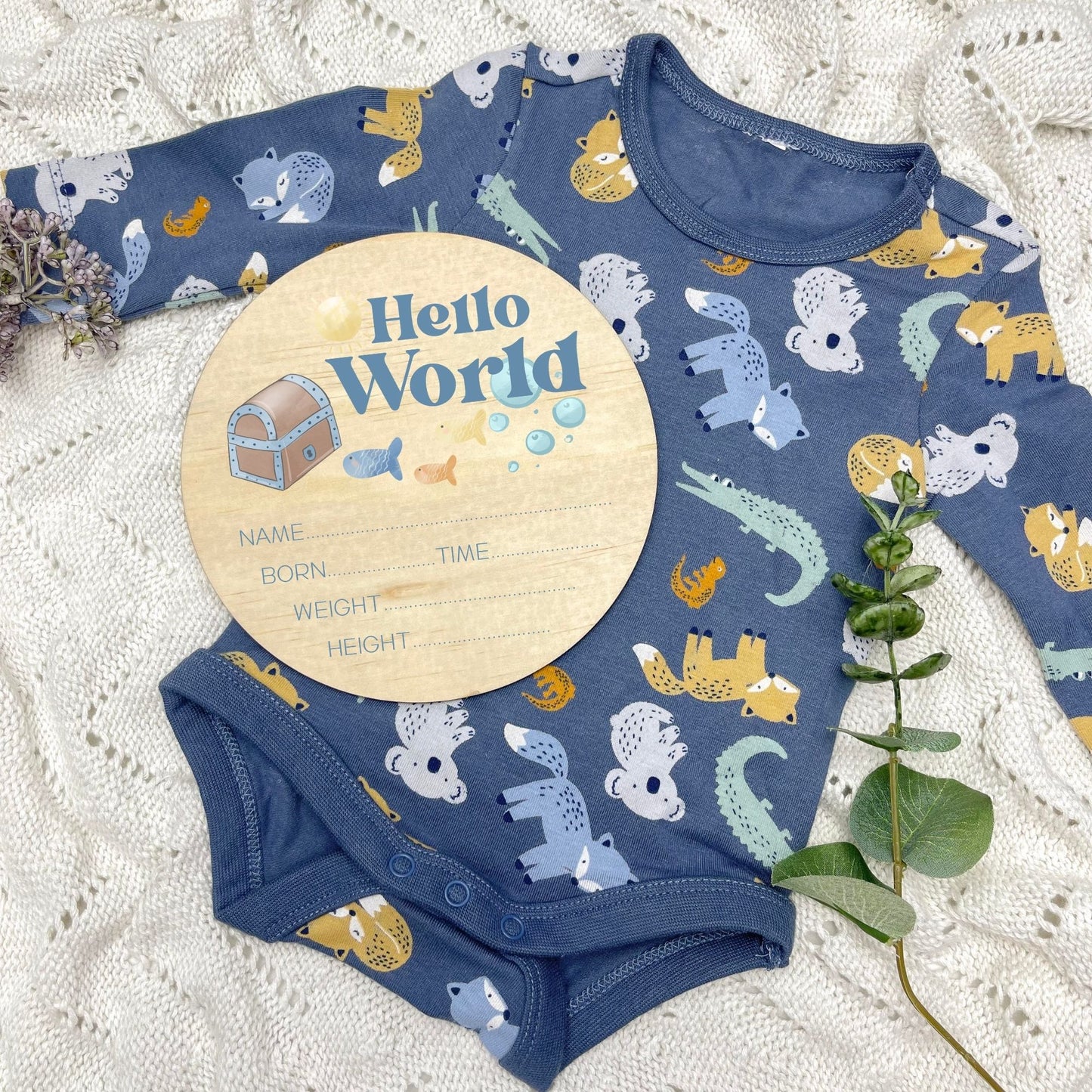Birth announcement sign, baby birth sign, personalised baby plaque, birth plaque, newborn gift