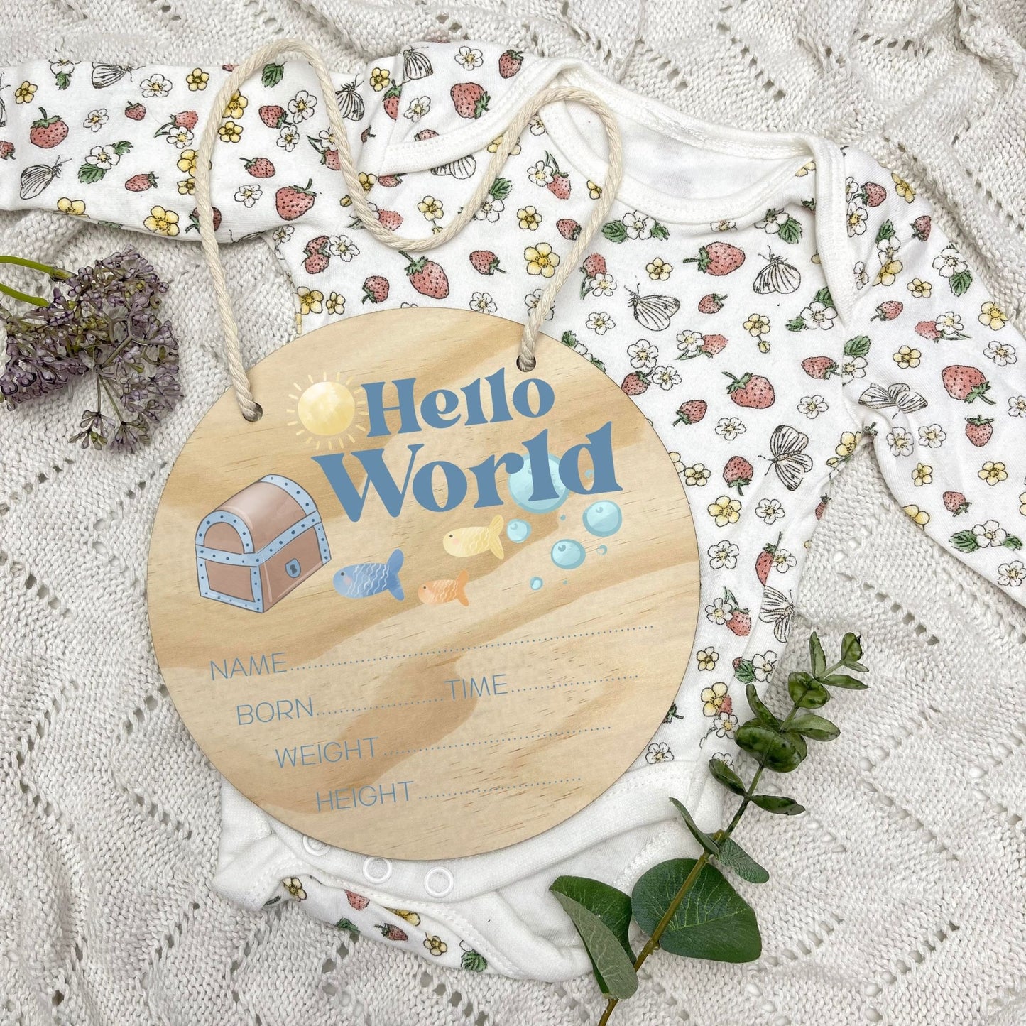Birth announcement sign, baby birth sign, personalised baby plaque, birth plaque, newborn gift