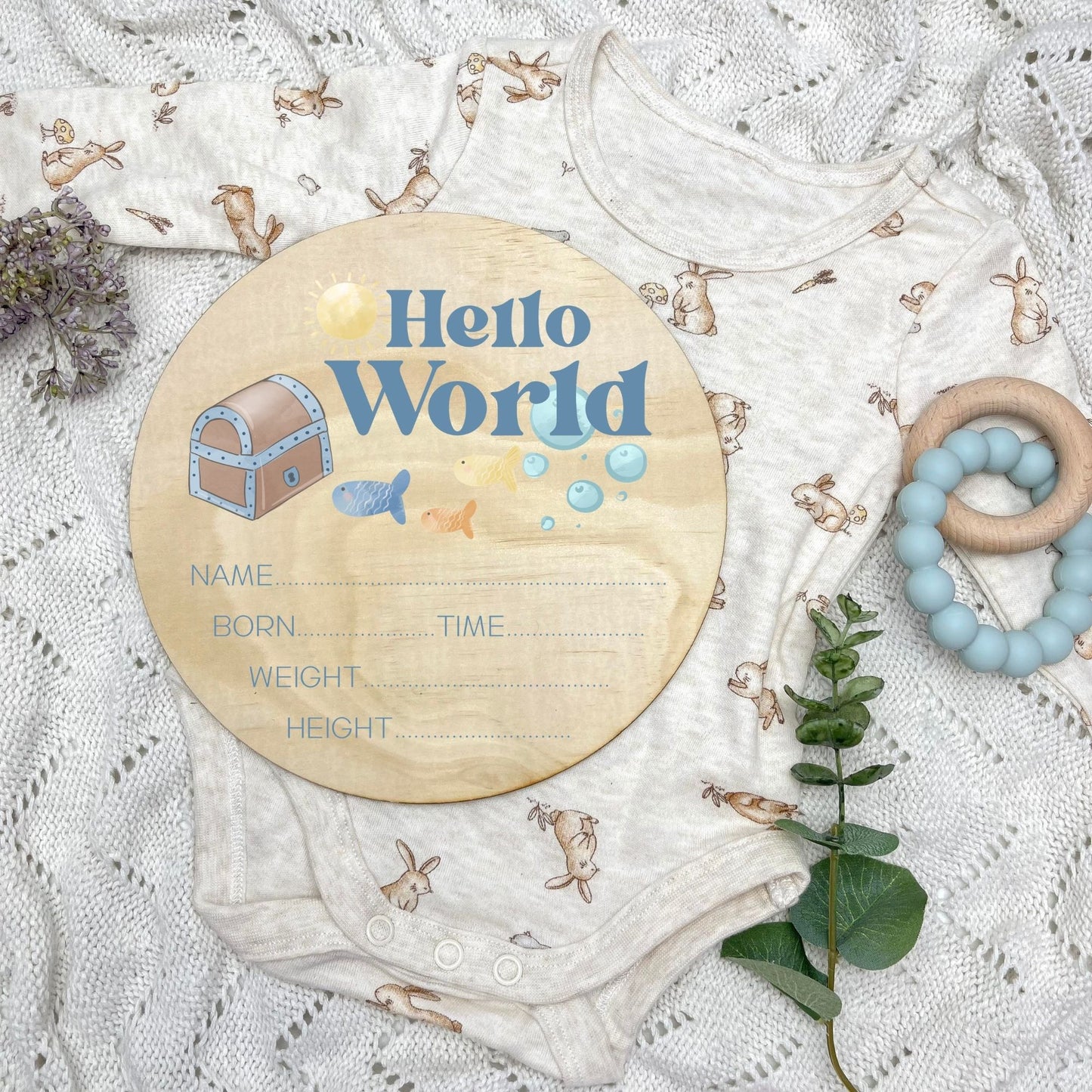 Birth announcement sign, baby birth sign, personalised baby plaque, birth plaque, newborn gift