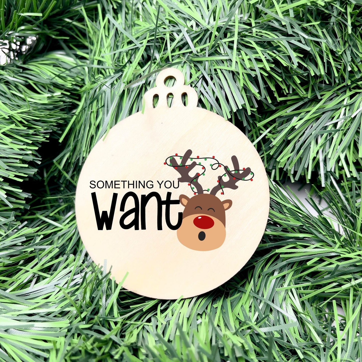 Something you want, wear, need, read bauble set, christmas gift tag set, present gift tag, something to read