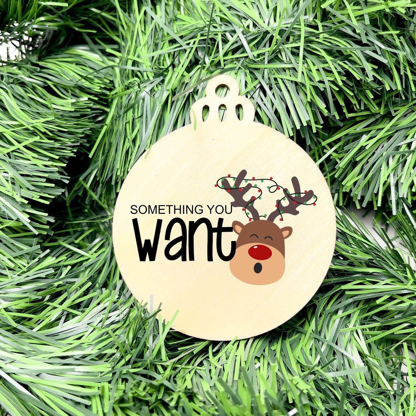 Something you want, wear, need, read bauble set, christmas gift tag set, present gift tag, something to read