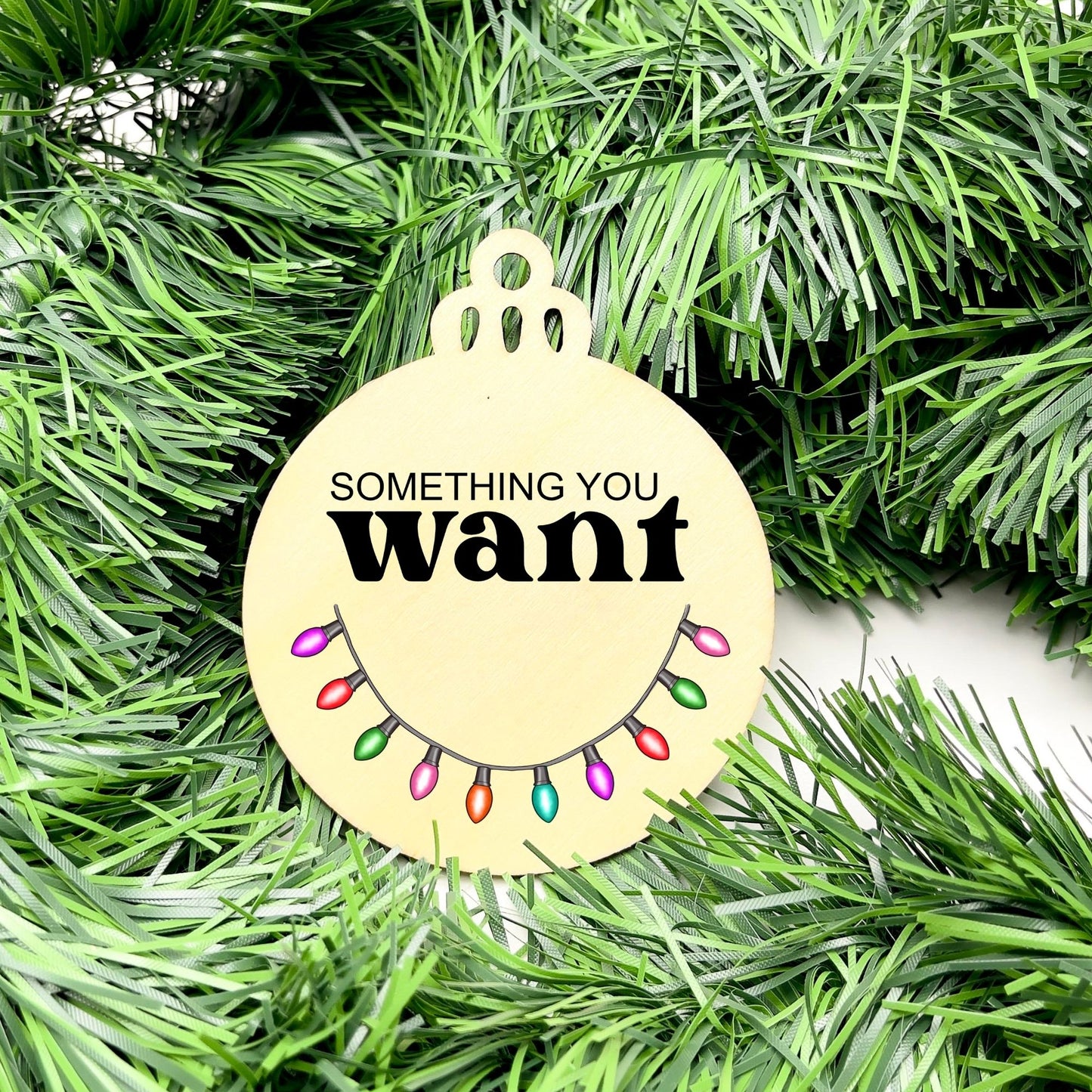 Something you want, wear, need, read bauble set, christmas gift tag set, present gift tag, something to read
