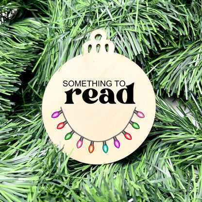 Something you want, wear, need, read bauble set, christmas gift tag set, present gift tag, something to read