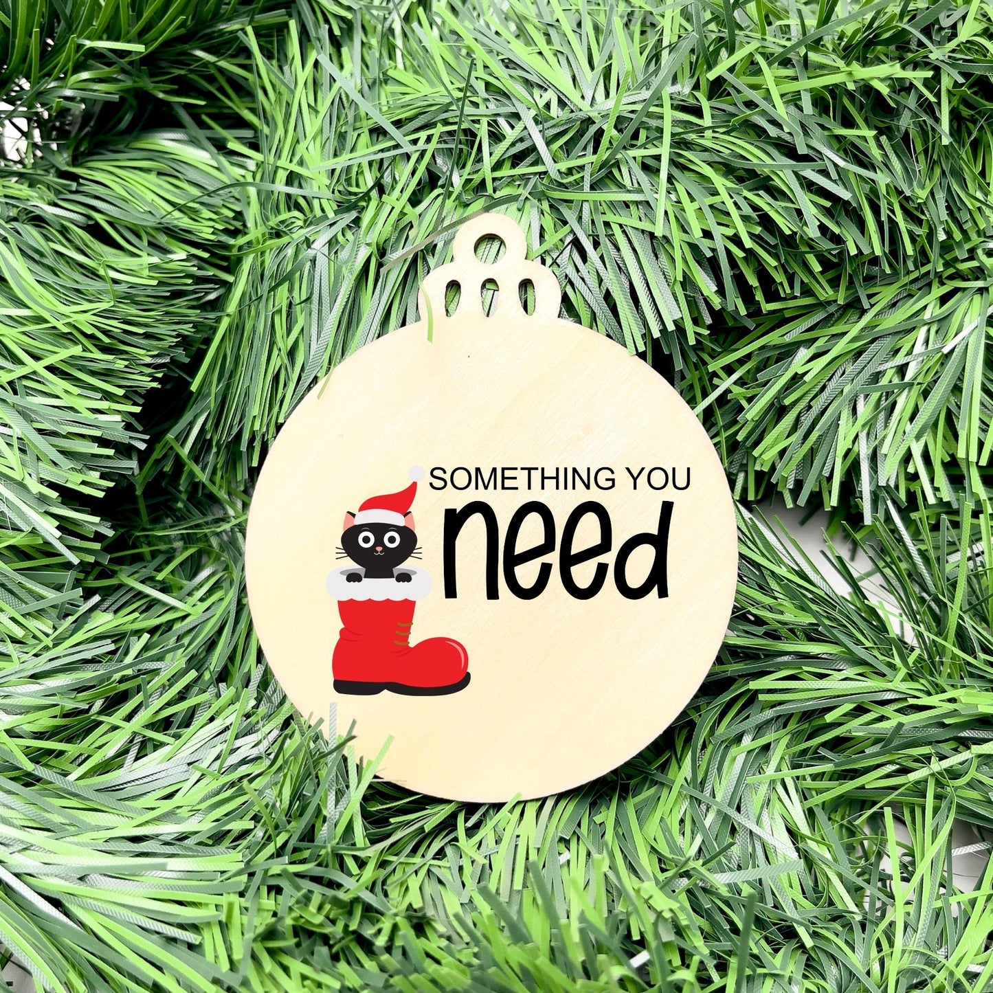 Something you want, wear, need, read bauble set, christmas gift tag set, present gift tag, something to read