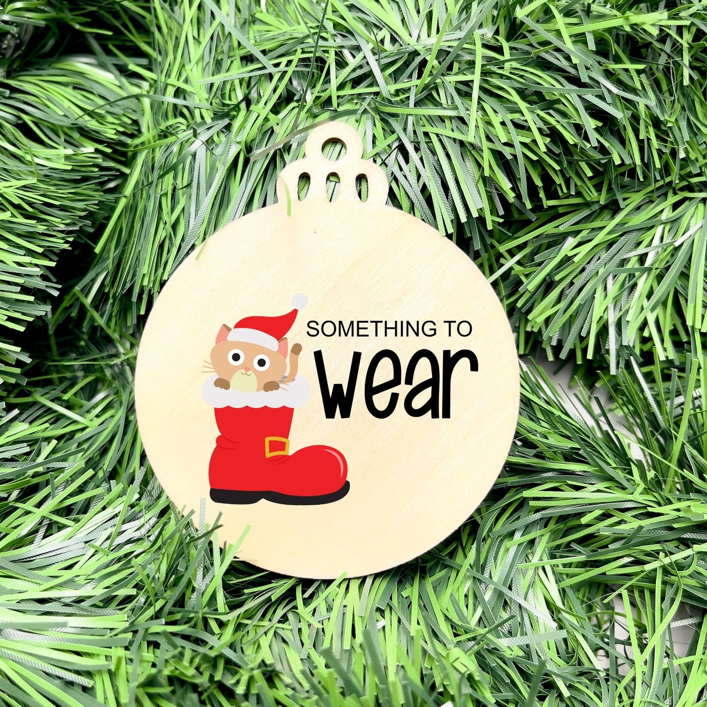 Something you want, wear, need, read bauble set, christmas gift tag set, present gift tag, something to read
