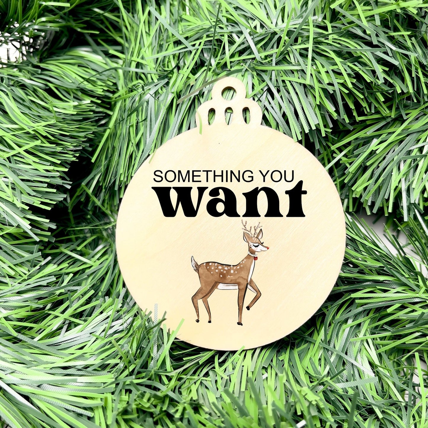 Something you want, wear, need, read bauble set, christmas gift tag set, present gift tag, something to read