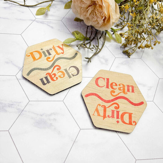 Clean Dirty Dishwasher Magnet, kitchen organisation